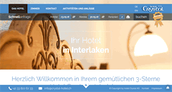 Desktop Screenshot of crystal-hotel.ch