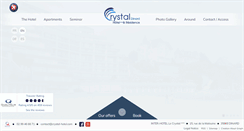 Desktop Screenshot of crystal-hotel.com