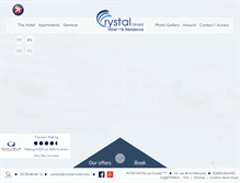 Tablet Screenshot of crystal-hotel.com